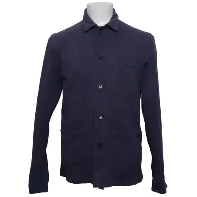 Overshirt (Blauw) van Uniqlo Katoen, Elastaan