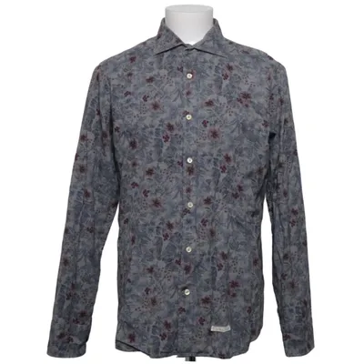 Shirt (Blauw, Meerkleurig) van Tintoria Mattei Katoen