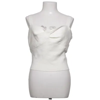 Débardeur (Blanc) de Abercrombie & Fitch Coton, Élasthane, Polyamide, Viscose