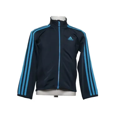 Træningsjakke (Sort, Blå) fra Adidas Elastan, Polyester