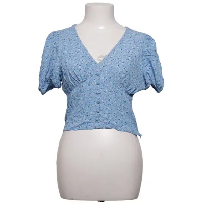 Top (Blue, White) from Bik Bok Viscose