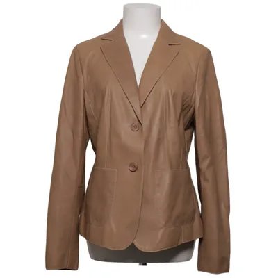 Jakke (Beige) fra Marc Cain Læder