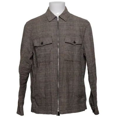 Overshirt (Regular Fit) from H&M Man Linen, Cotton, Polyester