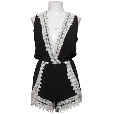 Jumpsuit (Schwarz, Weiß) von Viola Moda Elasthan, Polyester