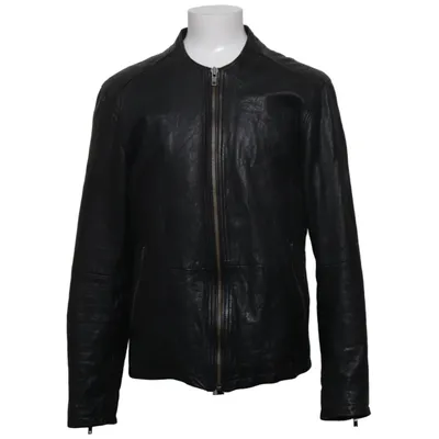 Veste en cuir (Noir) de Barneys Originals Cuir, Polyester