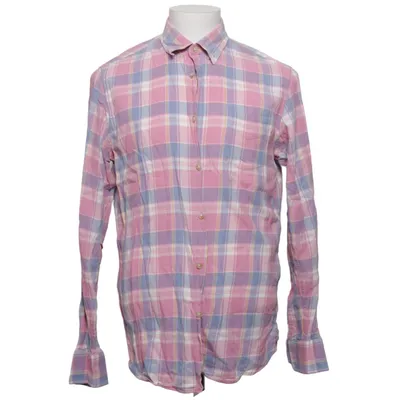 Chemise en flanelle (Rose, Bleu, Blanc) de Plectrum by Ben Sherman Coton
