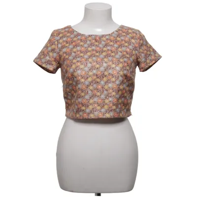 Top (Bruin, Meerkleurig) van Miss Selfridge Petites Elastaan, Metallvezel, Polyester