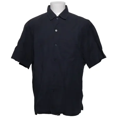 Korte mouwen shirt (Zwart) van Uniqlo Katoen, Linnen