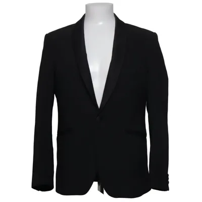 Tuxedo jacket (Black) from Royal Black Elastane, Polyester, Wool