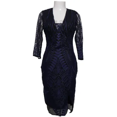 Jurk (Blauw, Zwart) van Lavish Alice Elastaan, Polyester