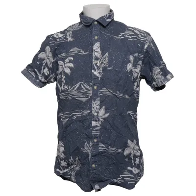 Short sleeve shirt (Blue, White) from Jack & Jones Cotton