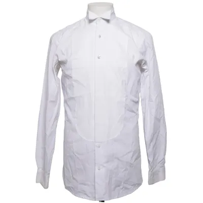 Smoking overhemd (Wit) van Gents Katoen, Polyester