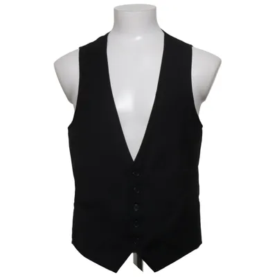 Suit vest (Black) from Selected Cotton, Polyester, Wool