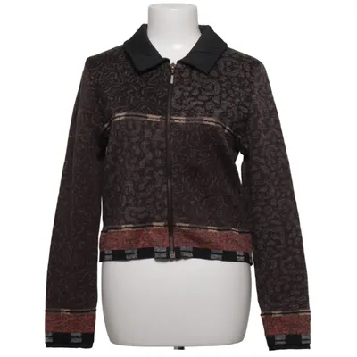 Strickjacke (Braun, Mehrfarbig) von Eva & Claudi Wolle