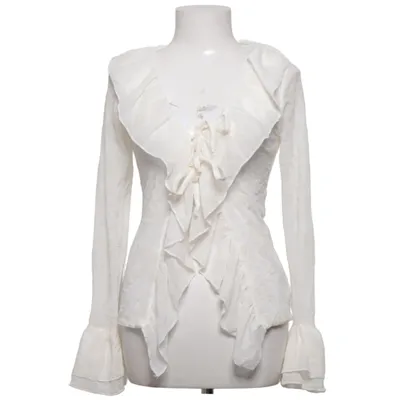 Blouse (Wit) van Boohoo Elastaan, Polyester