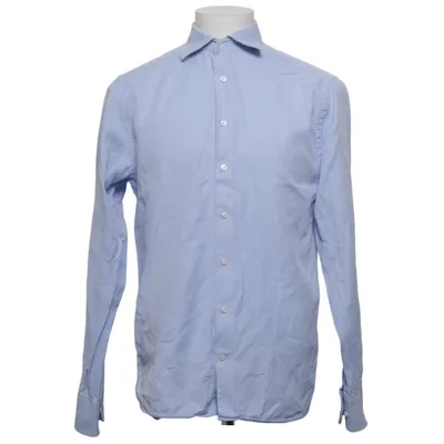 Shirt (Blauw, Wit) van The Shirt Factory Katoen