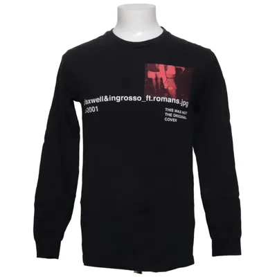 Long sleeve T-shirt (Black) from Gildan Hammer Cotton
