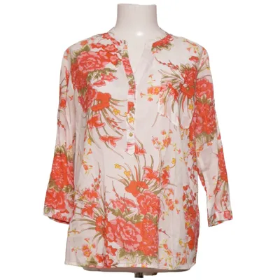 Bluse (Hvid, Flerfarvet) fra Flash Woman Bomuld
