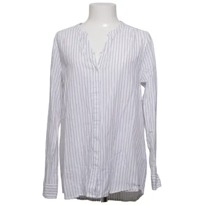 Blouse (White, Gray) from Greystone Cotton