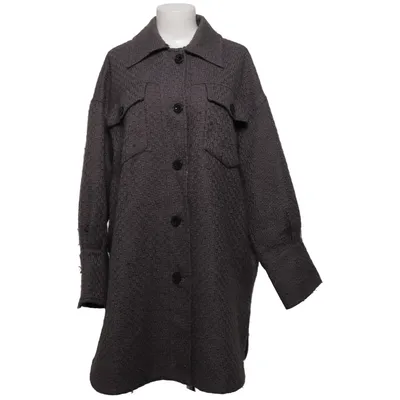 Overshirt (Grijs) van Meotine Acryl, Vossenbont, Polyester, Viscose, Wol