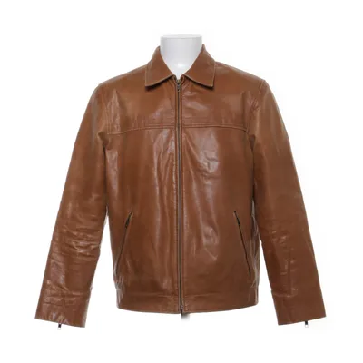 Läderjacka (Brun) från Jack & Jones Vintage Denim Skinn, Polyester