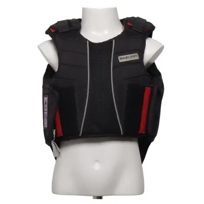 Reitweste (Schwarz) von Hansbo Sport Elasthan, Polyamid, Polyester