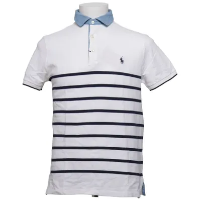 Polo (Blanc, Bleu) de Polo Ralph Lauren Coton
