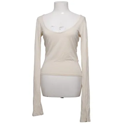 Langærmet t-shirt (Beige) fra A-DSGN Elastan, Modal, Tencel