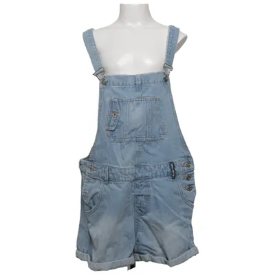 Dungaree shorts (Blue) from Page One Young Cotton
