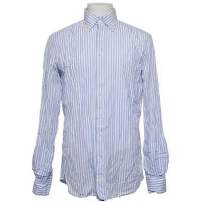 Skjorta (Blå, Vit) från Shirtonomy Bomull