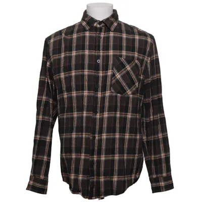 Flannel skjorte (Brun, Orange, Hvid) fra Swedteam Bomuld