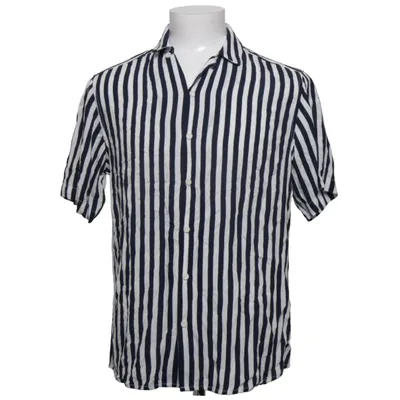 Chemise à manches courtes (Bleu, Blanc) de Only & Sons Viscose
