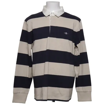 Rugbytrøje (Blå, Hvid, Beige) fra GANT Bomuld