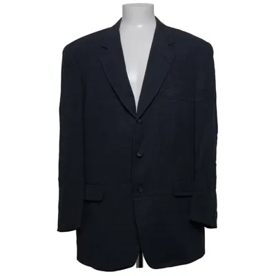 Blazer (Bleu) de Corneliani Cupro, Laine