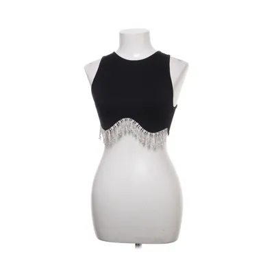 Crop top (Noir, Argent)
