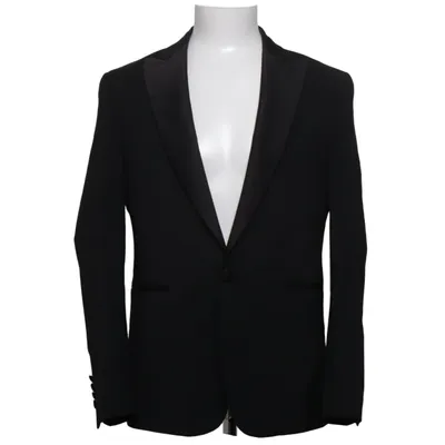 Tuxedo jacket (Black) from Royal Black Elastane, Polyester, Wool