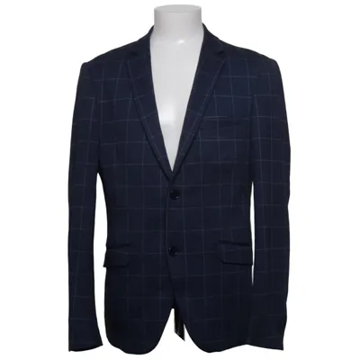 Blazer (Blauw) van Lindbergh White Elastaan, Polyester, Viscose