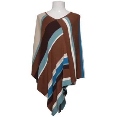 Poncho (Brown, Blue, White) from Pierre Cavallo Acrylic, Cotton