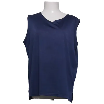 Débardeur (Bleu) de Kj Brand Coton, Polyester