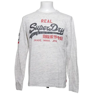 Långärmad t-shirt (Grå) från Superdry Bomull, Polyester