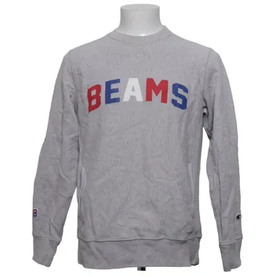 Sweatshirt (Gris, Multicolore) de Beams Coton, Polyester