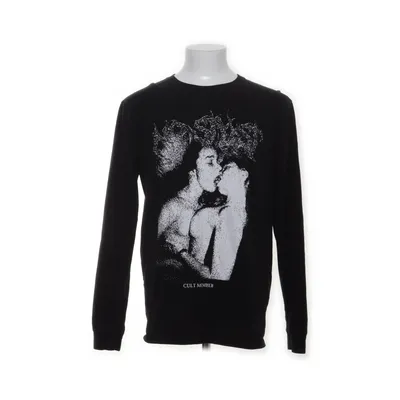 Långärmad t-shirt (Svart, Vit) från Earth Positive Bomull