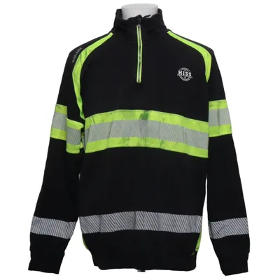 Collegetröja (Svart, Gul) från Blåkläder Bomull, Polyester