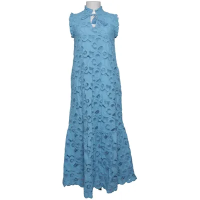 Robe longue (Bleu) de Mrs & Hugs Coton biologique