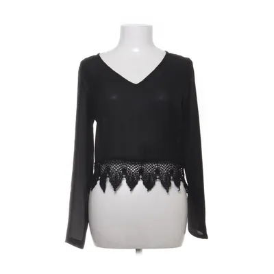 Blouse (Zwart) van Ecote Katoen, Polyester