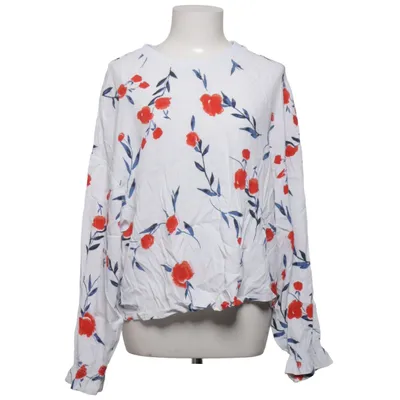 Blouse (Wit, Rood, Blauw) van Just Elastaan, Polyester, Viscose