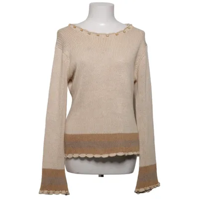 Strickpullover (Beige, Braun) von Elisa Immagine Acryl, Baumwolle