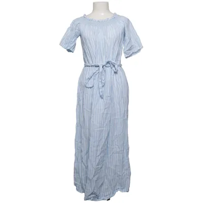Robe longue (Bleu, Blanc) de Caliban Lin