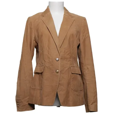 Kavaj (Brun) från Banana Republic Bomull, Elastan, Polyester