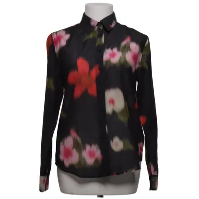 Bluse (Sort, Flerfarvet) fra GANT Bomuld, Silke